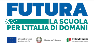 logo piattaforma Futura - PNRR - La scuola per l'Italia di domani